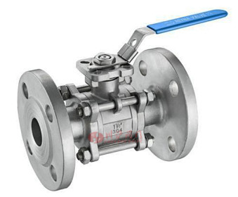 高平臺3片式法蘭球閥